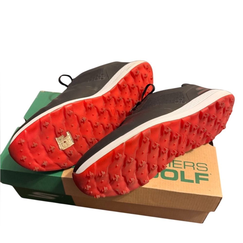 Skechers Go Golf Black and Red Comfort Max Dri-Lex Sneakers Size 10 - Picture 8 of 16